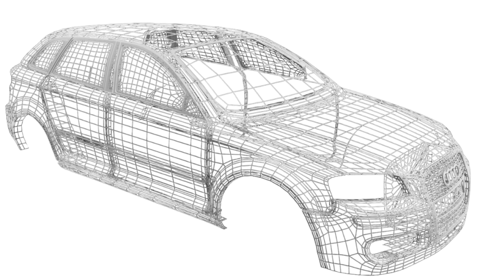 3d модель автомобиля